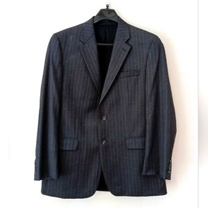 Men's Ralph Lauren Gray Pinstripe Sport Coat/Suit Jacket (Size 44L)